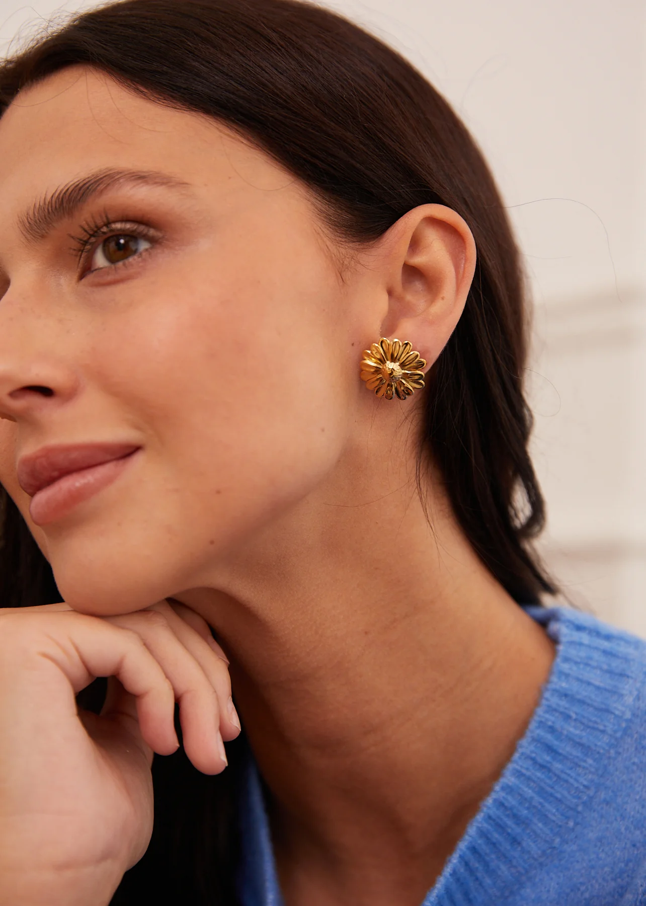 Boucles d'oreilles Marguerite - Image 2